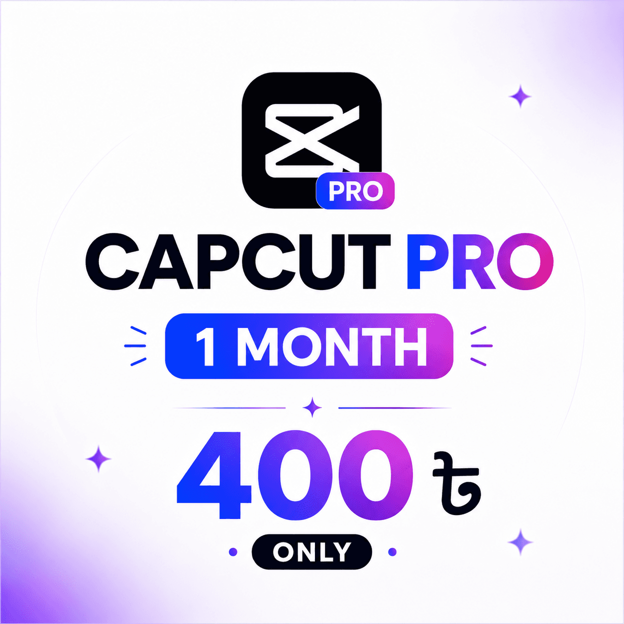 CapCut Pro Team Account — 1 Month