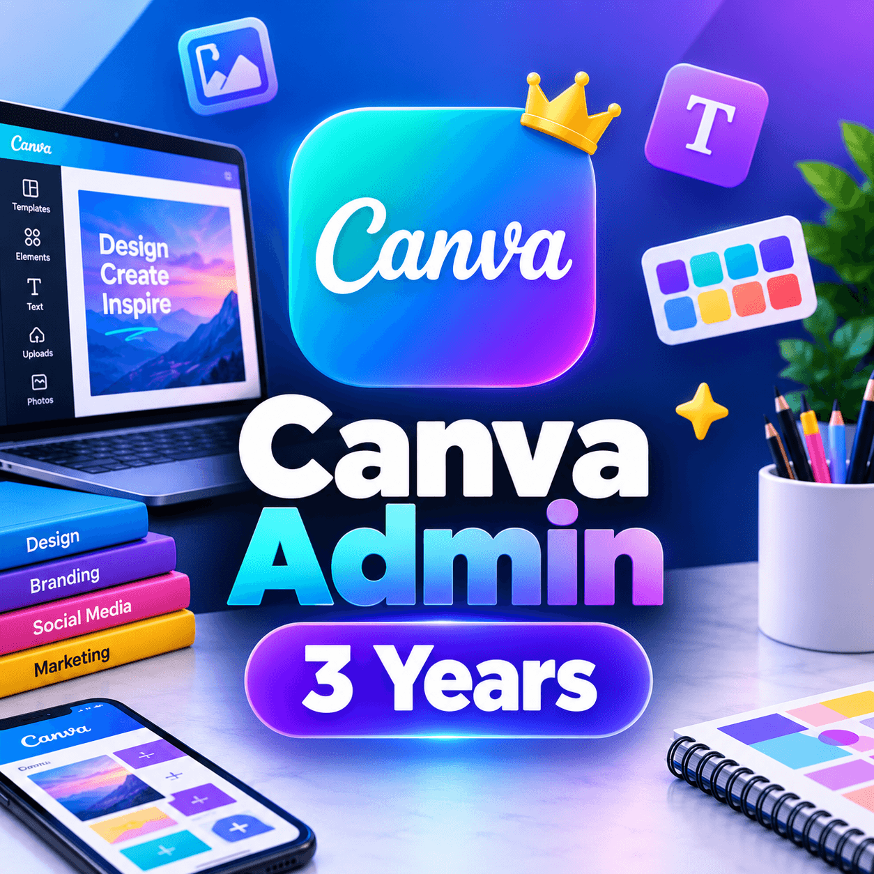 Canva Admin 3 Years