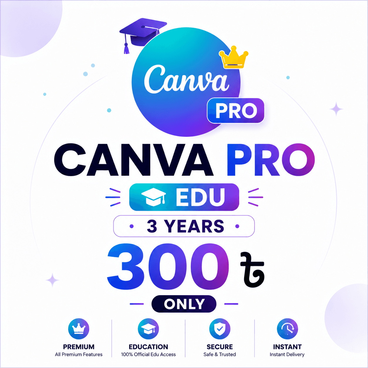 Canva Pro Edu Account — 3 Years