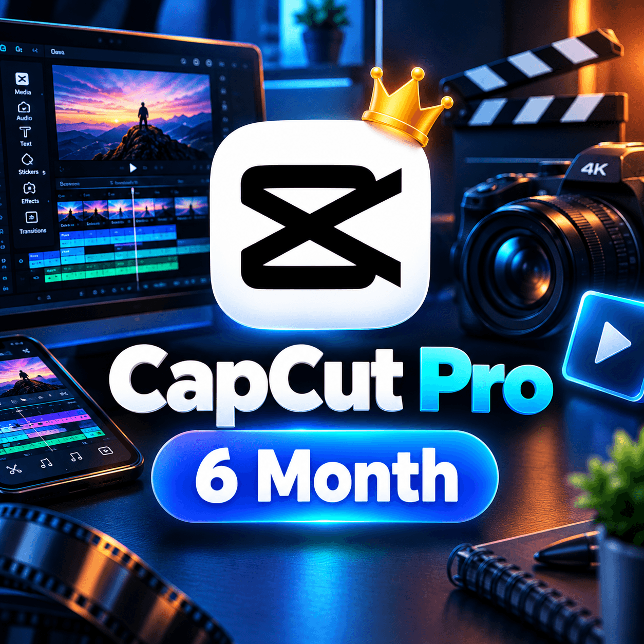 CapCut Pro 6 Month